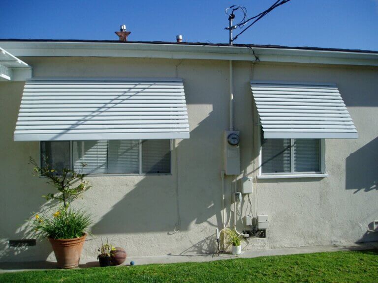 Residential awning install in Garden Grove, CA