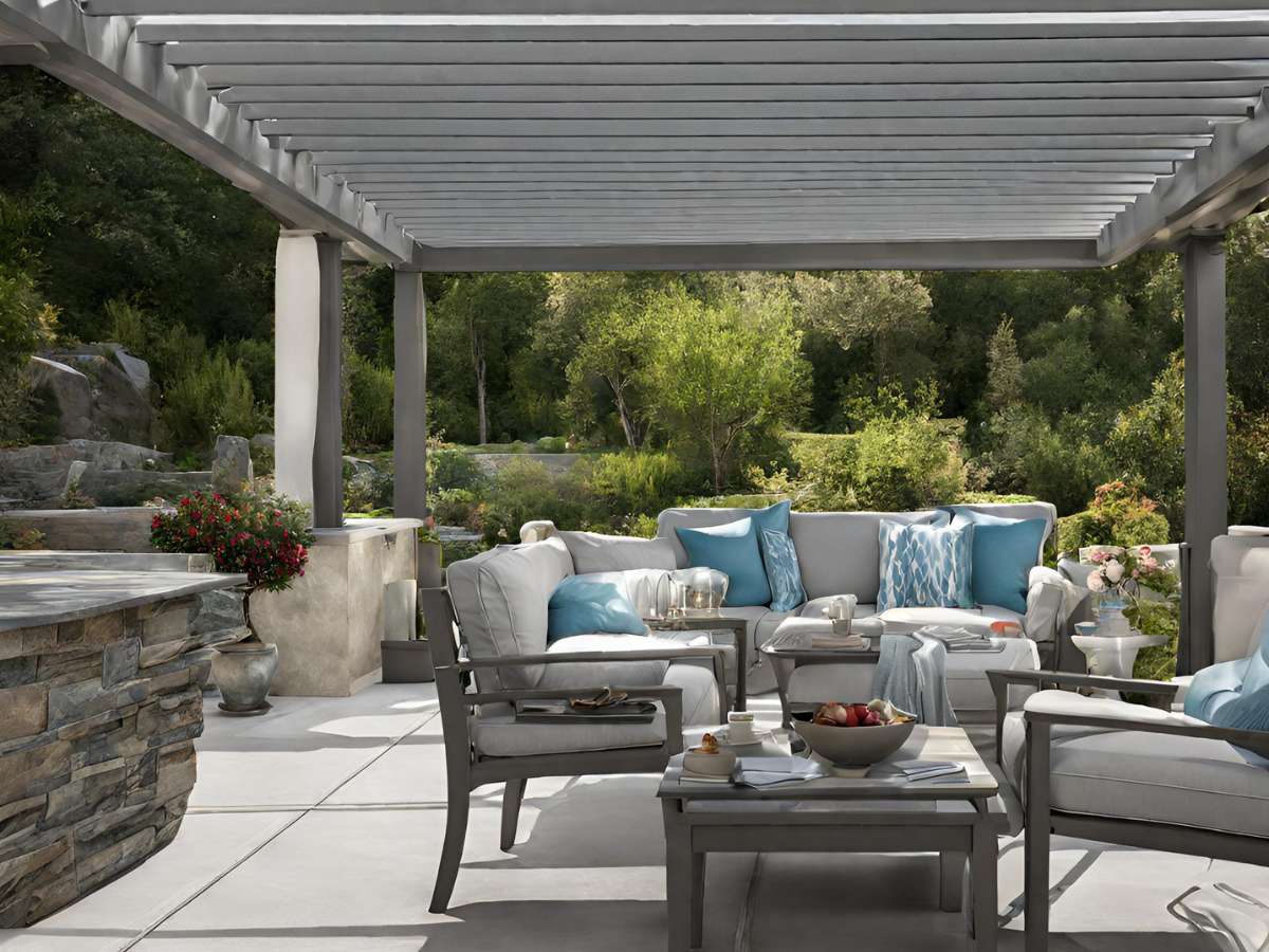 gray | patio cover color ideas